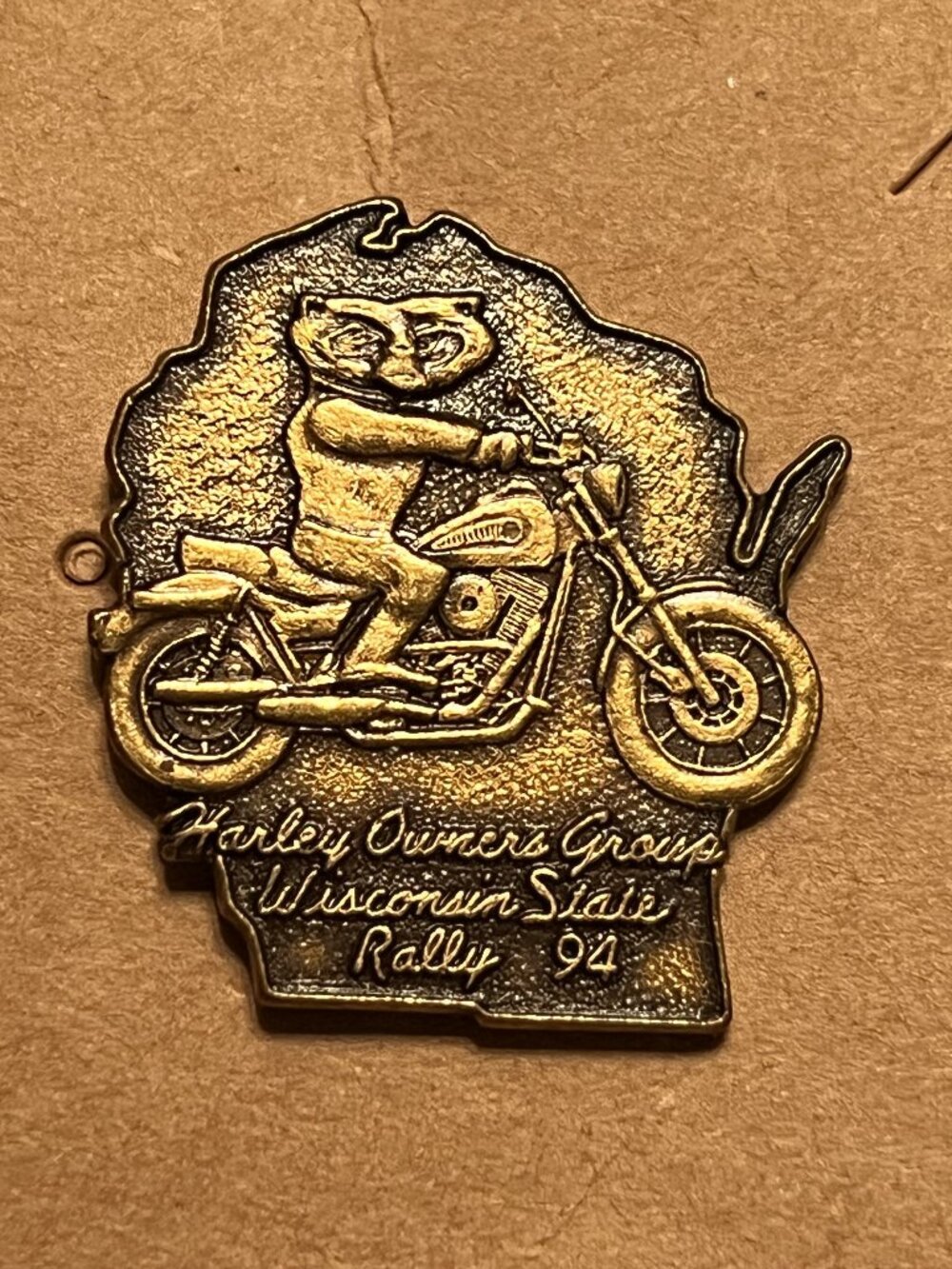 Harley Owners Group Wisconsin State Rally 94 Lapel Pin (010)